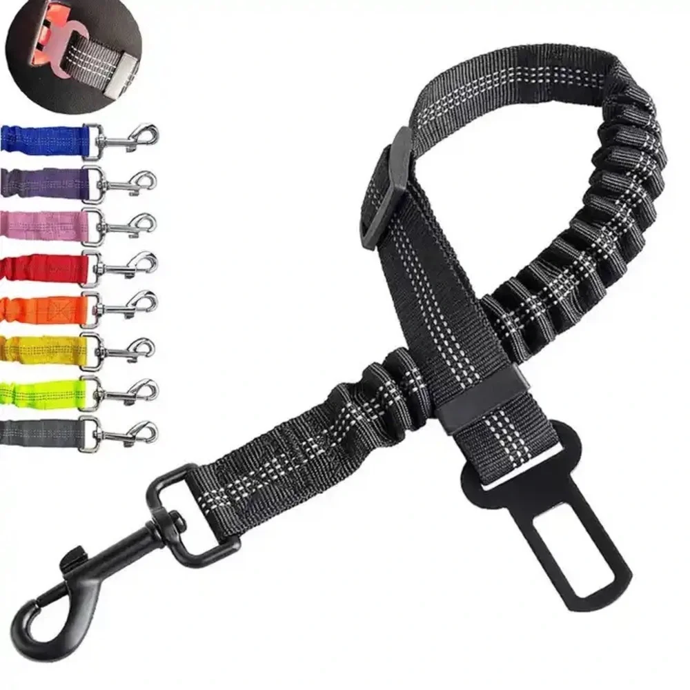Adjustable Nylon Safety Car Seat Belt For Dogs and Cats